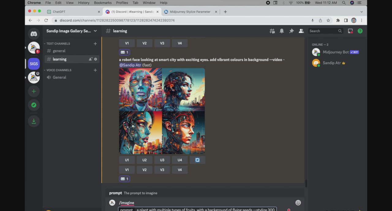 图片[2]-ChatGPT4 和 MidJourney AI 绘画聊天革命性指南教程-33节视频课-中英字幕-网创星球