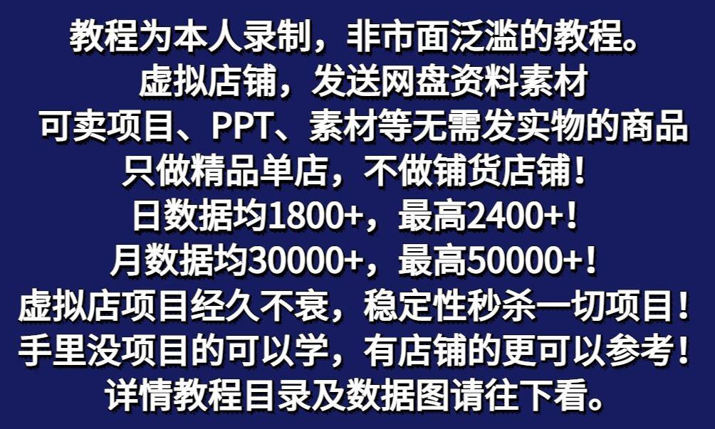 图片[2]-拼多多虚拟电商训练营月入50000+你也行，暴利稳定长久，副业首选-网创星球