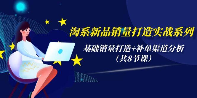 (9962期)淘系新品销量打造实战系列，基础销量打造+补单渠道分析(共8节课)-网创星球