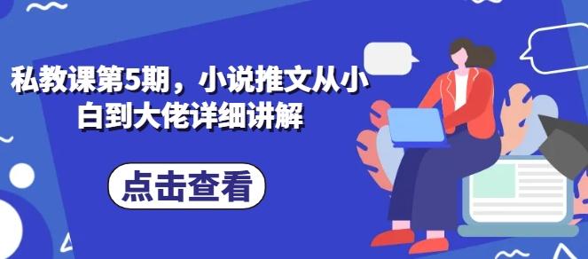 私教课第5期，小说推文从小白到大佬详细讲解-网创星球