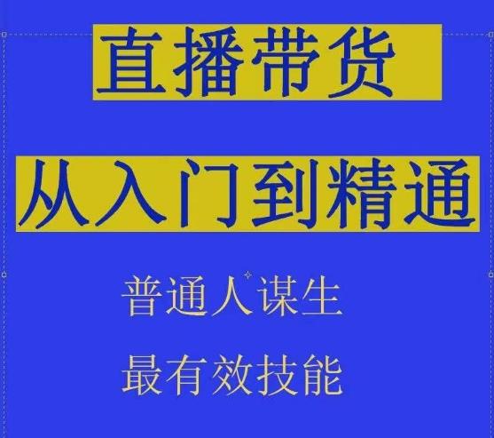 2024抖音直播带货直播间拆解抖运营从入门到精通，普通人谋生最有效技能-网创星球