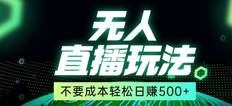 全网首发24年最新无人直播玩法，不需要成本，无需人力，一台电脑24小时为你工作-网创星球