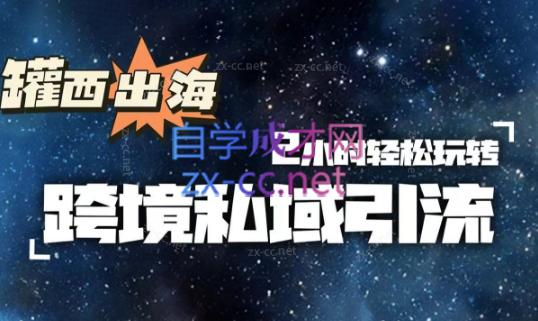 罐西老师·零基础学会跨境私域引流-网创星球