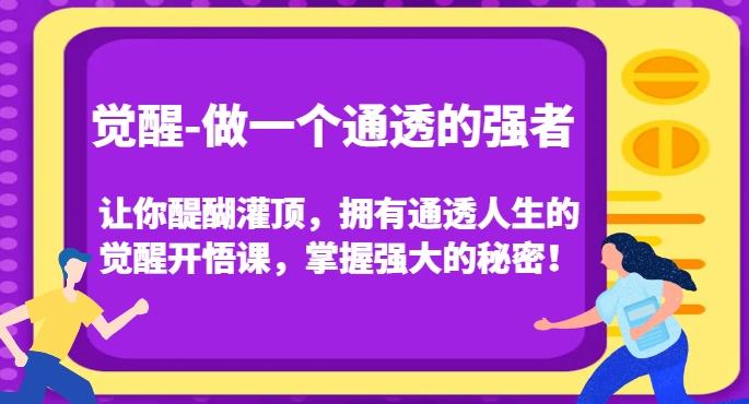 觉醒-做一个通透的强者，让你醍醐灌顶，拥有通透人生的觉醒开悟课，掌握强大的秘密！-网创星球