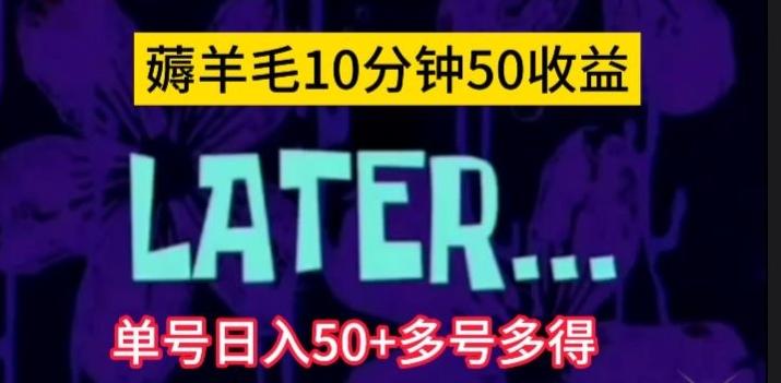 美团薅羊毛玩法，单号日入50+多号多得【仅揭秘】-网创星球