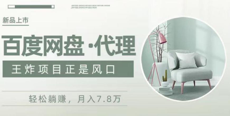 度盘代理，月入7w保姆级全方位教程-网创星球