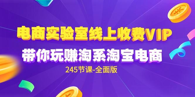 (9859期)电商-实验室 线上收费VIP，带你玩赚淘系淘宝电商(245节课-全面版)-网创星球