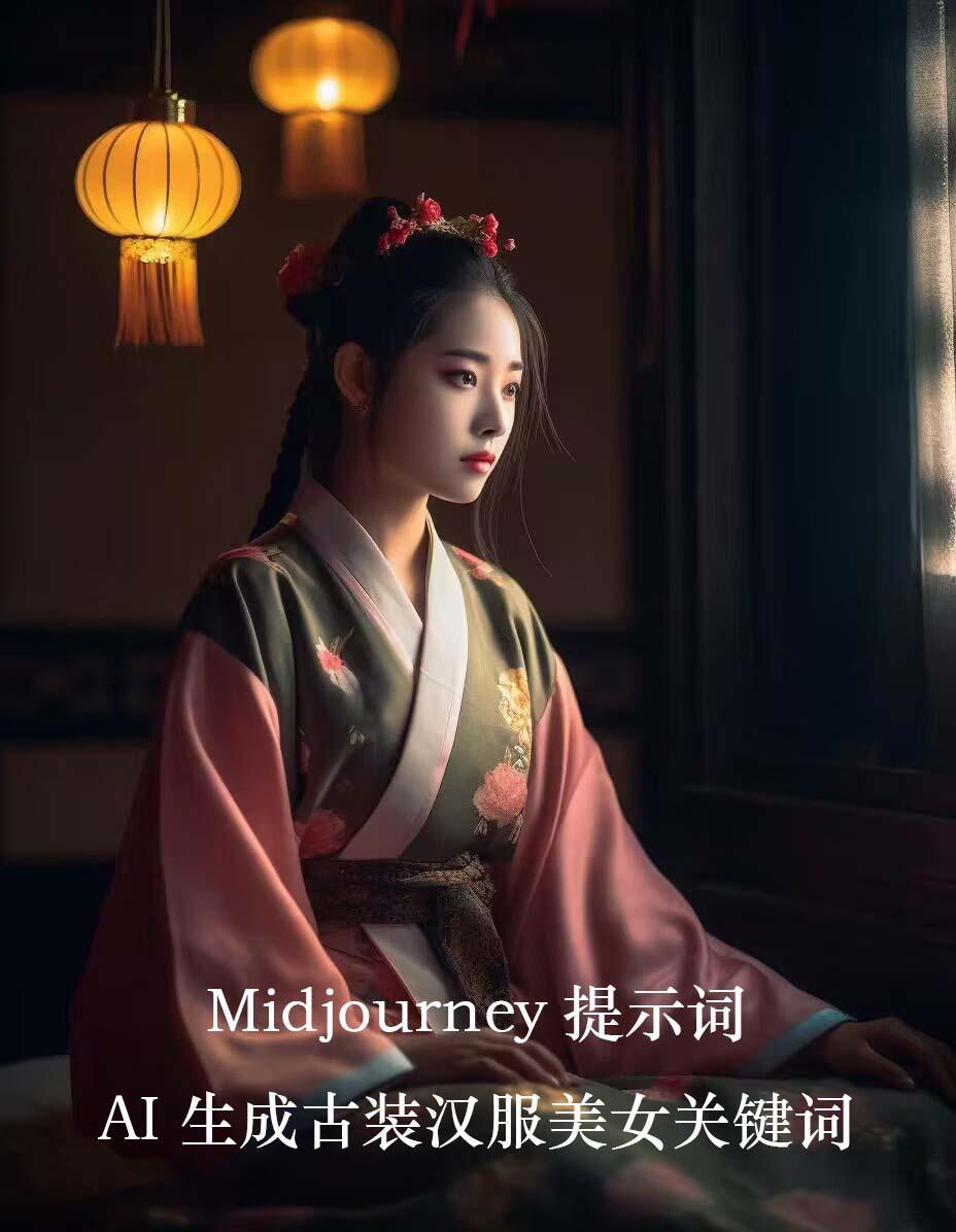 Midjourney关键词-AI生成中国风古装汉服美女人像提示关键词-网创星球