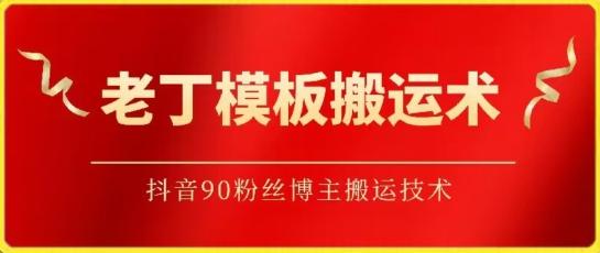 老丁模板搬运术：抖音90万粉丝博主搬运技术【揭秘】-网创星球
