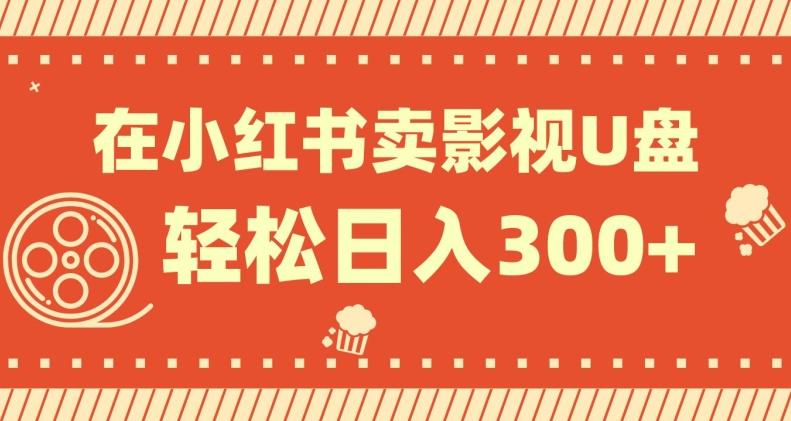 在小红书上卖影视U盘，轻松日入300+，操作简单，小白可轻松上手-网创星球