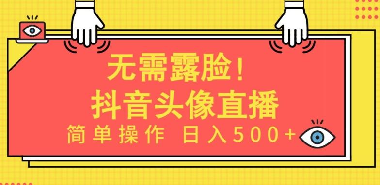 无需露脸，Ai头像直播项目，简单操作日入500+【揭秘】-网创星球