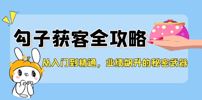 从入门到精通，勾子获客全攻略，业绩飙升的秘密武器-网创星球