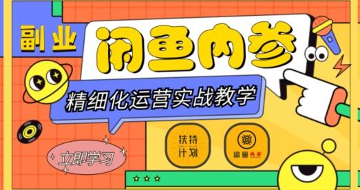闲鱼精细化运营入门+高阶实战教学，从底层逻辑到轻松变现，多维度玩转闲鱼副业-网创星球