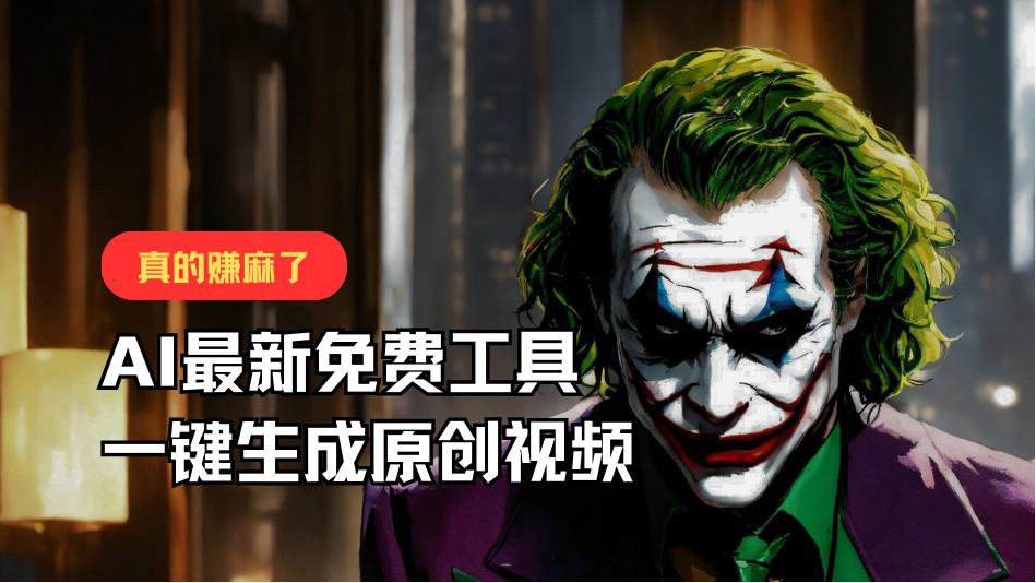 最新免费AI工具，一键生成原创视频，佛系搬运，轻松月入10000+！-网创星球