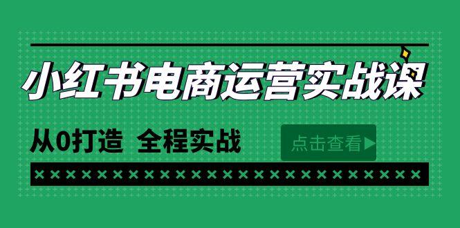 (9946期)最新小红书·电商运营实战课，从0打造  全程实战(65节视频课)-网创星球