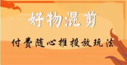【万三】好物混剪付费随心推投放玩法，随心投放小课抖音教程-网创星球