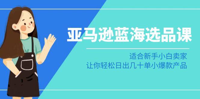 亚马逊-蓝海选品课：适合新手小白卖家，让你轻松日出几十单小爆款产品-网创星球