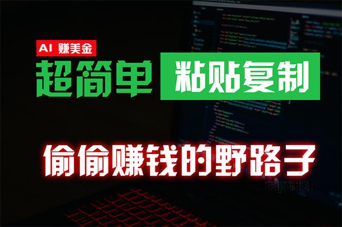 (10044期)偷偷赚钱野路子，0成本海外淘金，无脑粘贴复制 稳定且超简单 适合副业兼职-网创星球