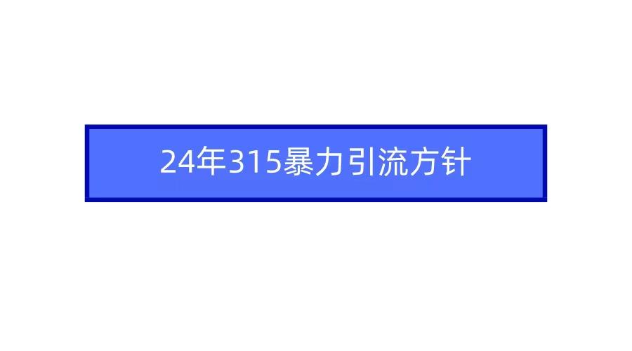 2024年自媒体爆款视频制作，快速涨粉暴力引流方针！-网创星球
