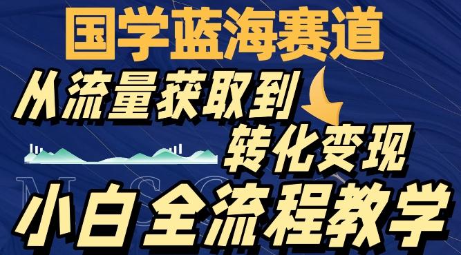 国学蓝海赛道，从流量获取，到转化变现，全流程教学-网创星球