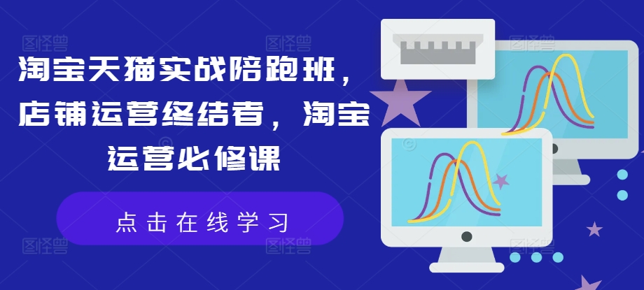 淘宝天猫实战陪跑班，店铺运营终结者，淘宝运营必修课-网创星球