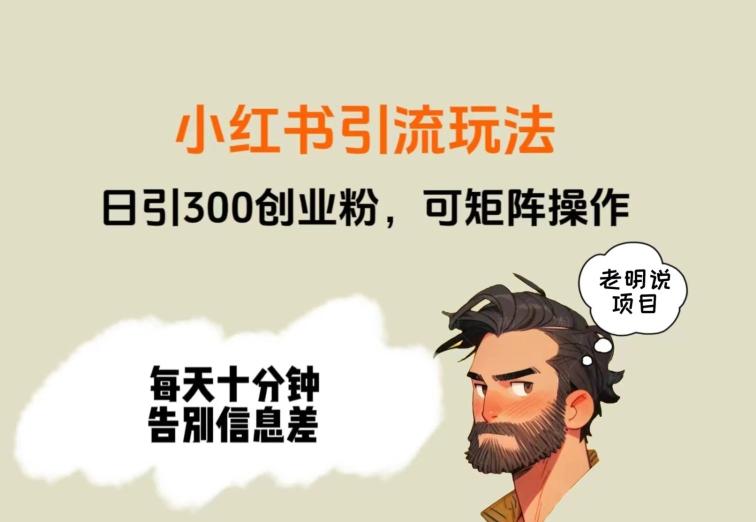 靠小红书视频日印300粉，两分钟一个视频轻松矩阵-网创星球