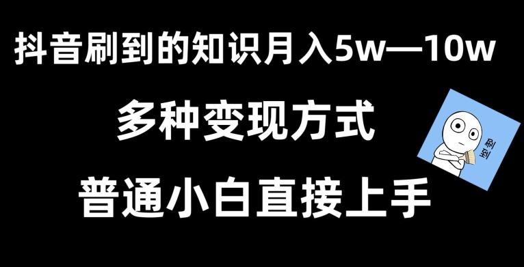 抖音刷到的知识，每天只需2小时，日入2000+，暴力变现，普通小白直接上手【揭秘】-网创星球