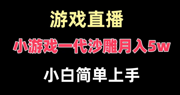 玩小游戏一代沙雕月入5w，爆裂变现，快速拿结果，高级保姆式教学【揭秘】-网创星球