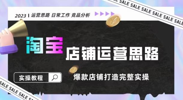 2023淘宝店铺运营全攻略：竞品分析，打造爆款店铺完整实操（附运营思维素材）-网创星球
