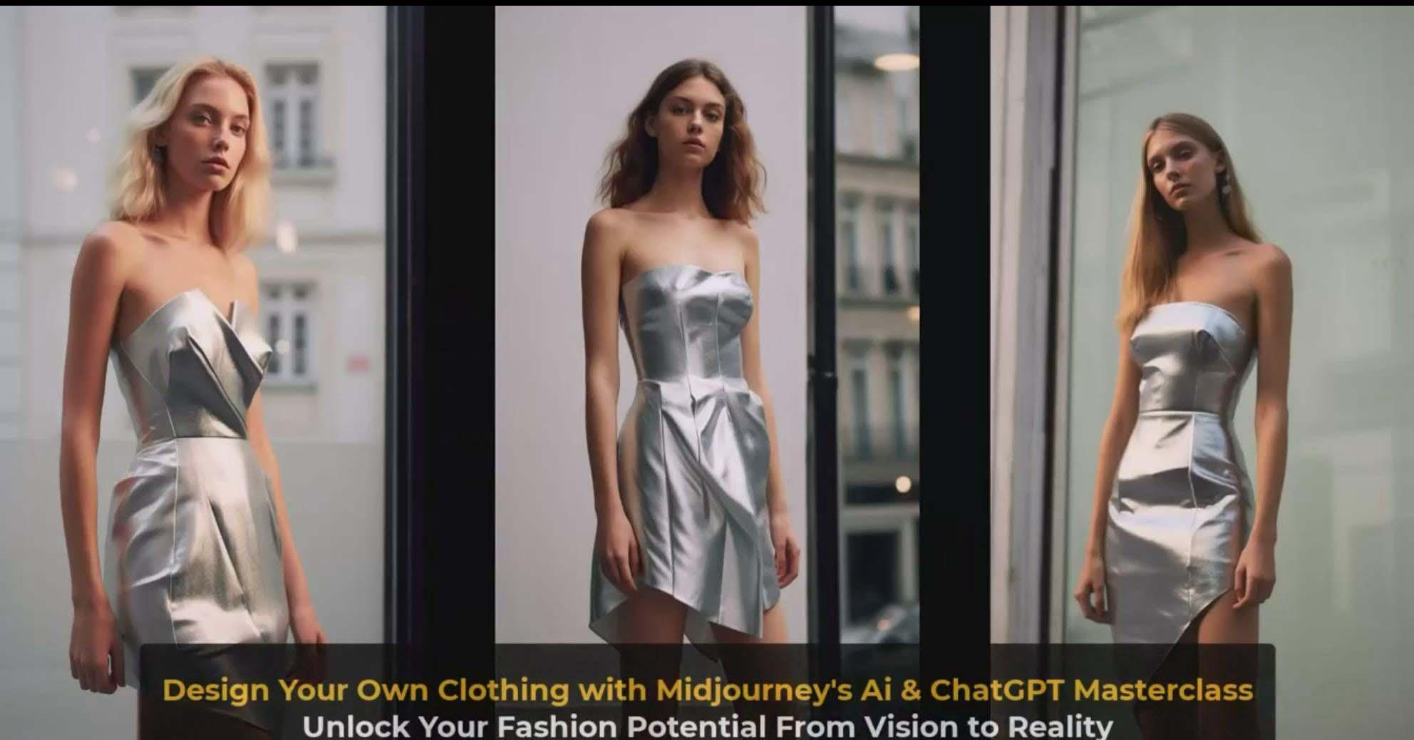 图片[8]-利用 Midjourneys Ai 人工智能设计自己的服装AI大师班-10节课-中英字幕-网创星球