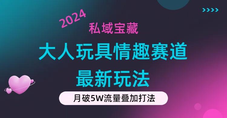 私域宝藏：大人玩具情趣赛道合规新玩法，零投入，私域超高流量成单率高-网创星球
