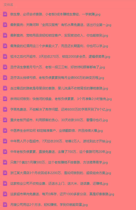 图片[3]-(9607期)真实有效391套商业模式，年入几十到几百万案例解析(电子书+视频+图文)-网创星球