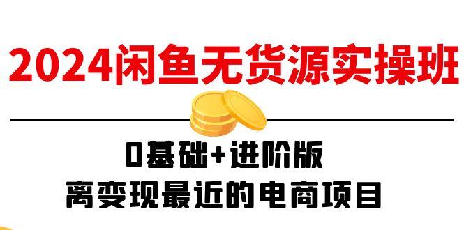 2024闲鱼-无货源实操班：0基础+进阶版，离变现最近的电商项目(15节-网创星球