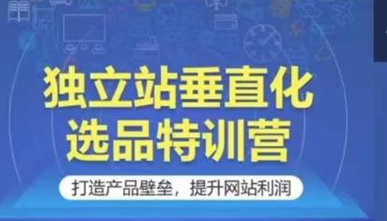 独立站垂直化选品特训营，打造产品壁垒，提升网站利润-网创星球