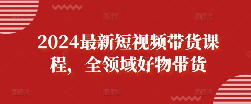 2024最新短视频带货课程，全领域好物带货-网创星球