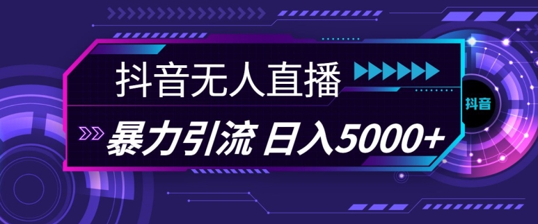 抖音快手视频号全平台通用无人直播引流法，利用图片模板和语音话术，暴力日引流100+创业粉【揭秘】-网创星球