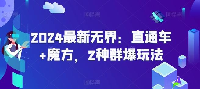 2024最新无界：直通车+魔方，2种群爆玩法-网创星球