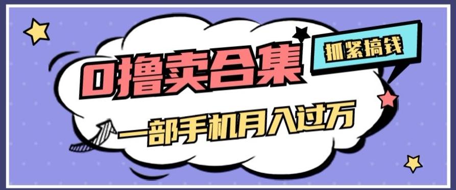 0撸项目月入过万，售卖全套ai工具合集，一单29.9元，一部手机即可【揭秘】-网创星球