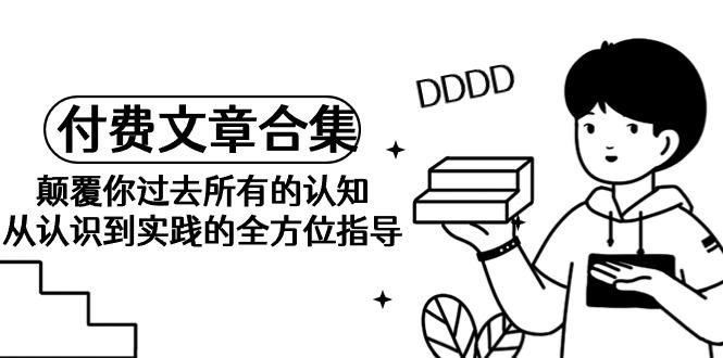 (9646期)《某公众号付费文章合集》颠覆你过去所有的认知 从认识到实践的全方位指导-网创星球