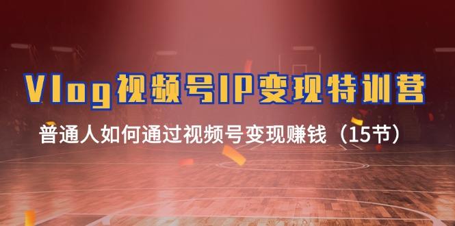 Vlog 视频号IP变现特训营，普通人如何通过视频号变现赚钱(15节-网创星球
