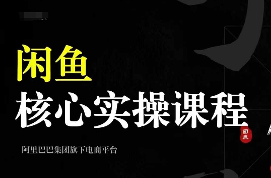 2024闲鱼核心实操课程，从养号、选品、发布、销售，教你做一个出单的闲鱼号-网创星球