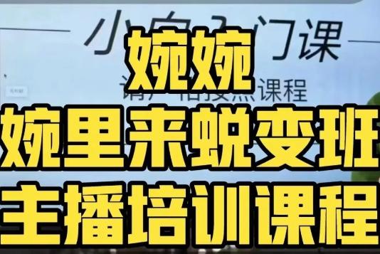 婉婉·婉里来蜕变班（主播课）全方位理解底层逻辑并灵活运用-网创星球