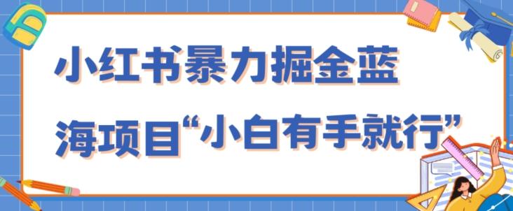 小红书暴力掘金蓝海项目，轻松日入1000+、小白有手就行（附新引流方法，不违规）-网创星球